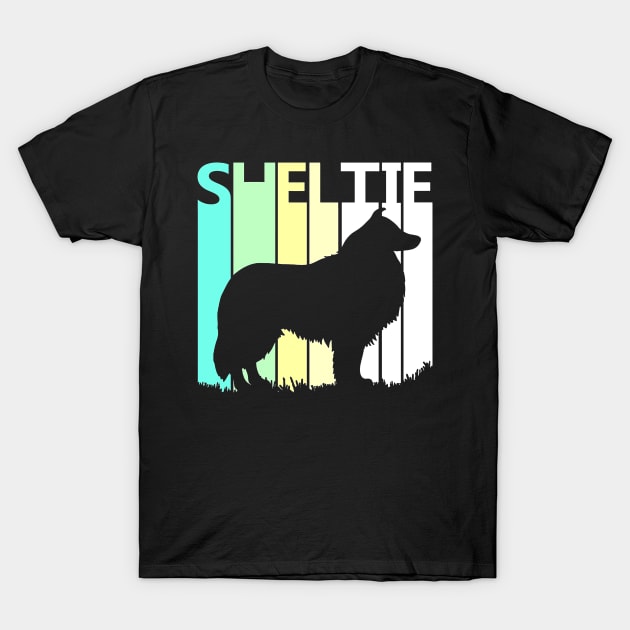 Cute Sheltie Silhouette T-Shirt by TiffanybmMoore